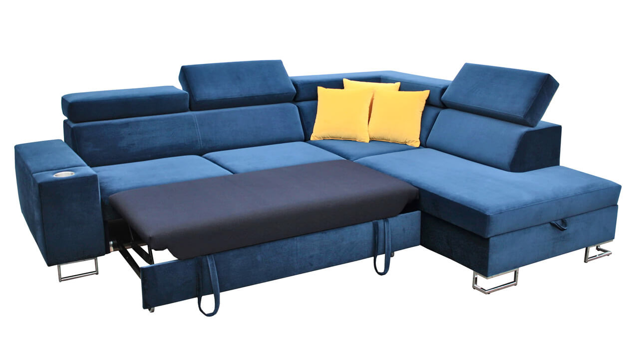 Rohová sedačka SOLVADO VII rozloženie