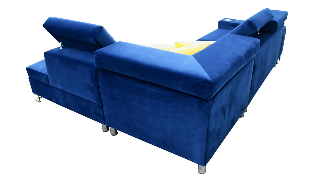 Rohová sedačka SOLVADO VII pohľad zozadu