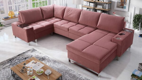 Sedačka v tvare U HERMOS IV