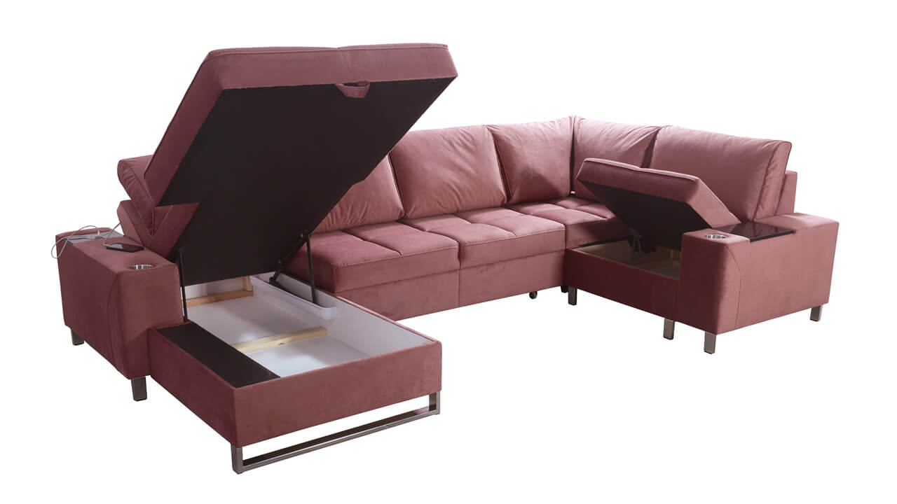 Sedacia súprava HERMOS IV Úložný priestor