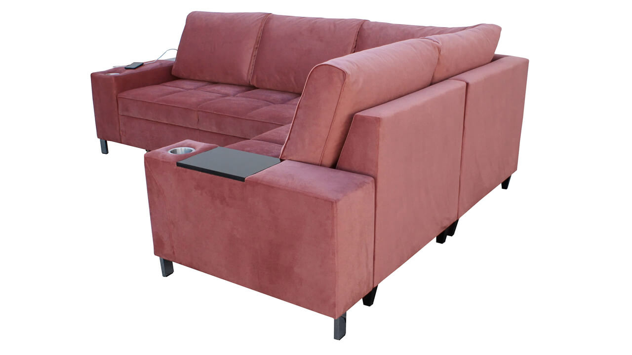 Rohová sedačka HERMOS II Pohľad zboku