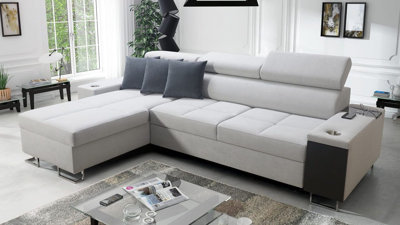 Rohová sedačka MURENA I MAXI Ľavý roh