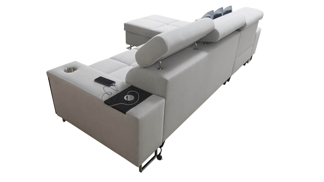 Rohová sedačka MURENA I MAXI Pohľad zozadu