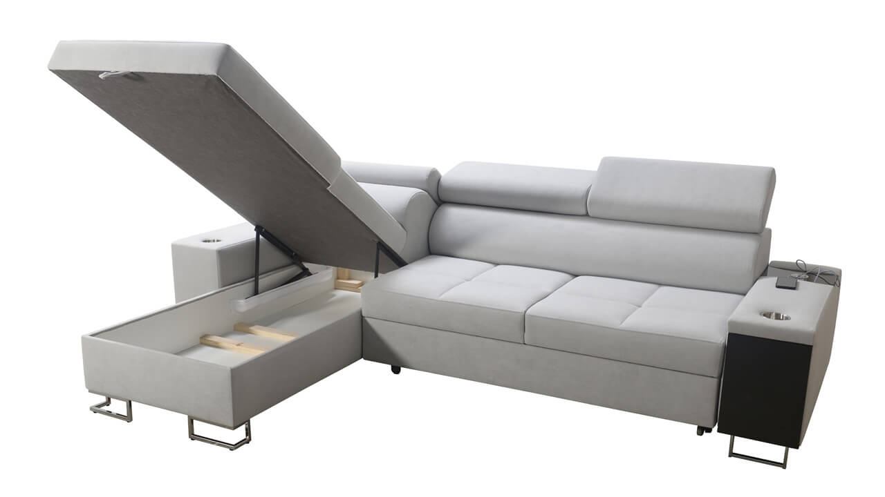 Rohová sedačka MURENA I MAXI Úložný priestor