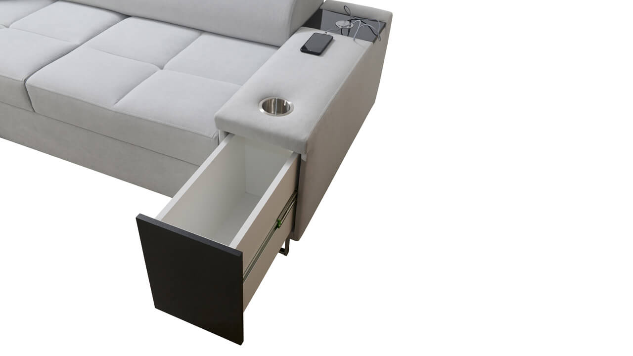 Rohová sedačka MURENA I MINI Minibar