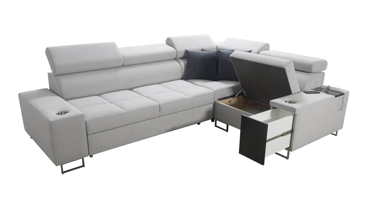 Rohová sedačka MURENA II Úložný priestor