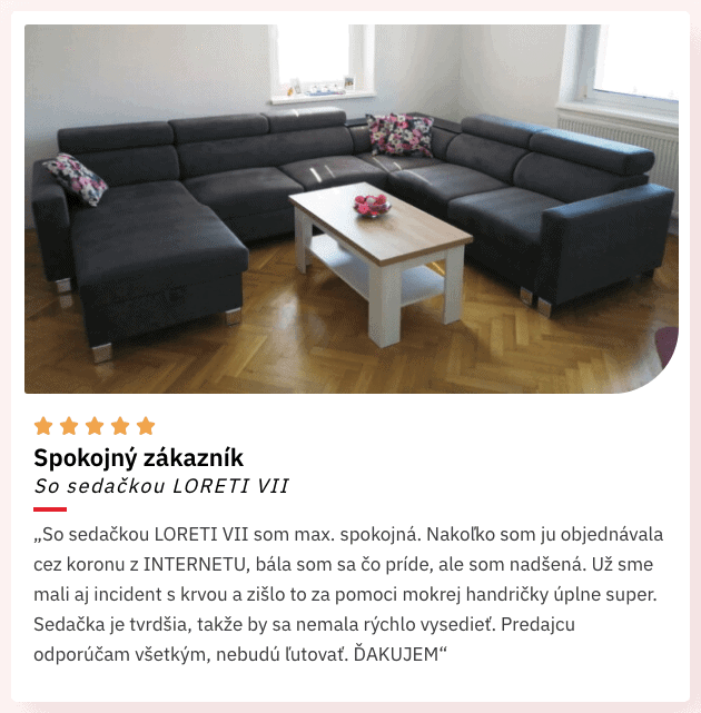 kvalitne sedacky recenzie