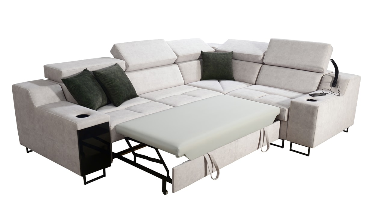 Rohová sedačka Alicanto II rozkladanie