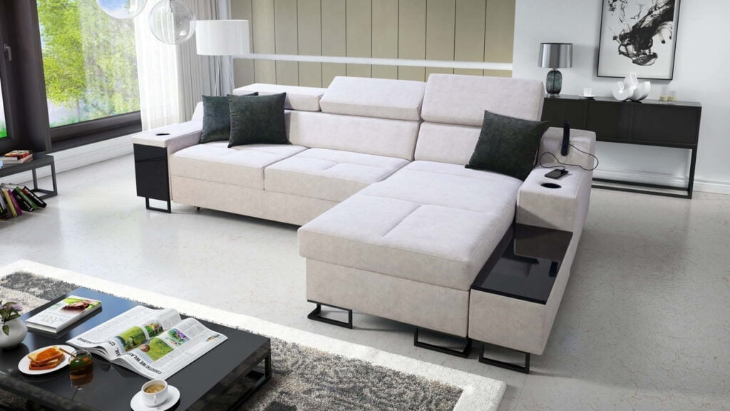 Rohová sedačka Alicanto I maxi pravá