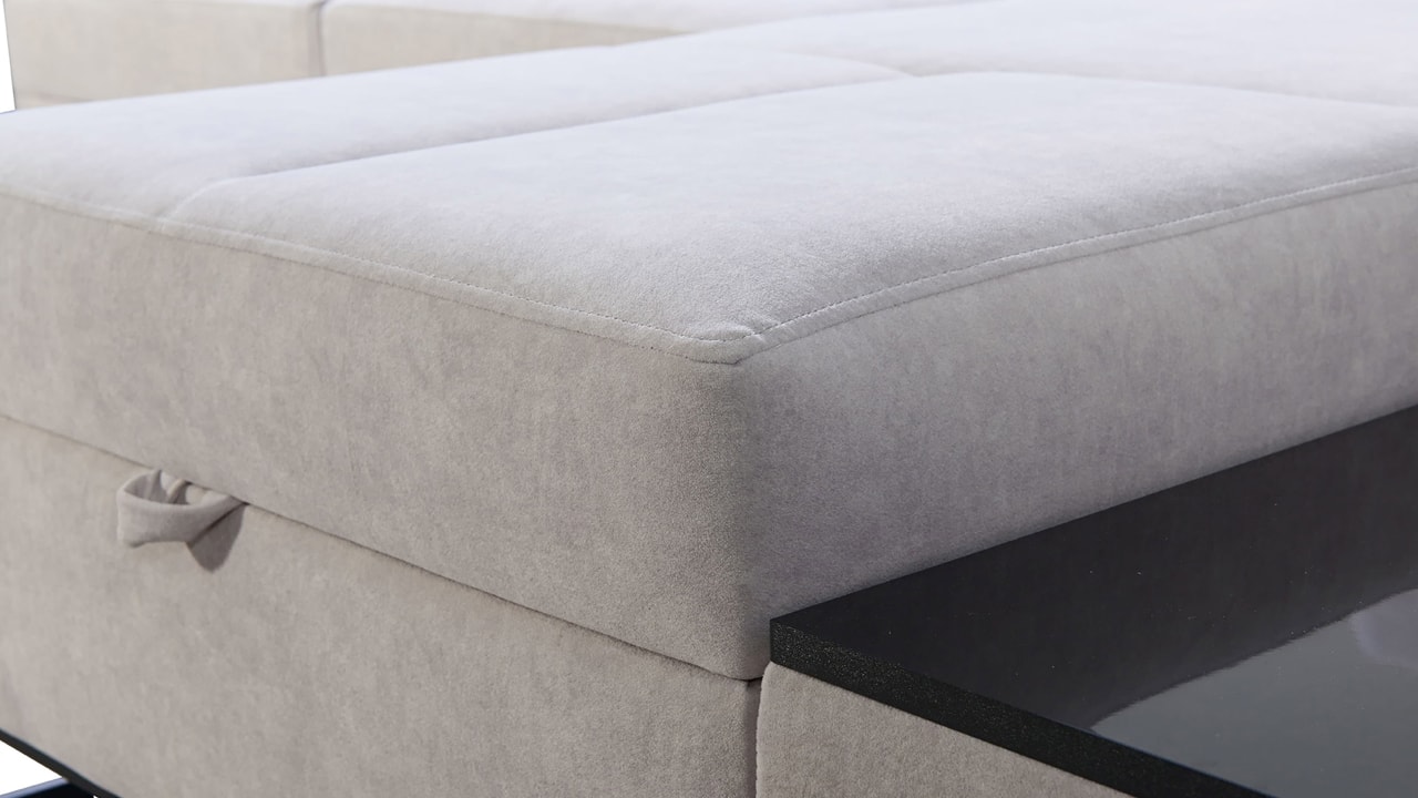 Rohová sedačka Alicanto I mini detail poťah