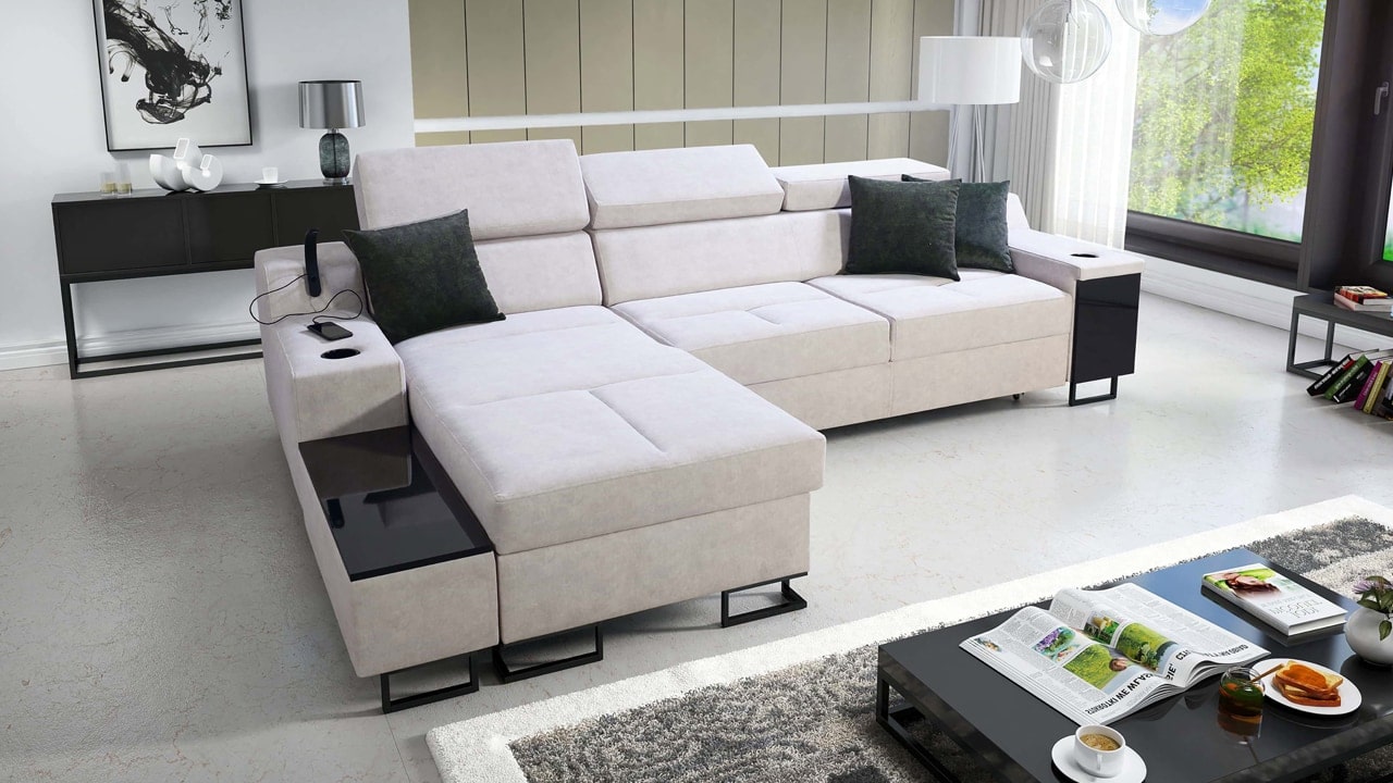 Rohová sedačka Alicanto I mini ľavá