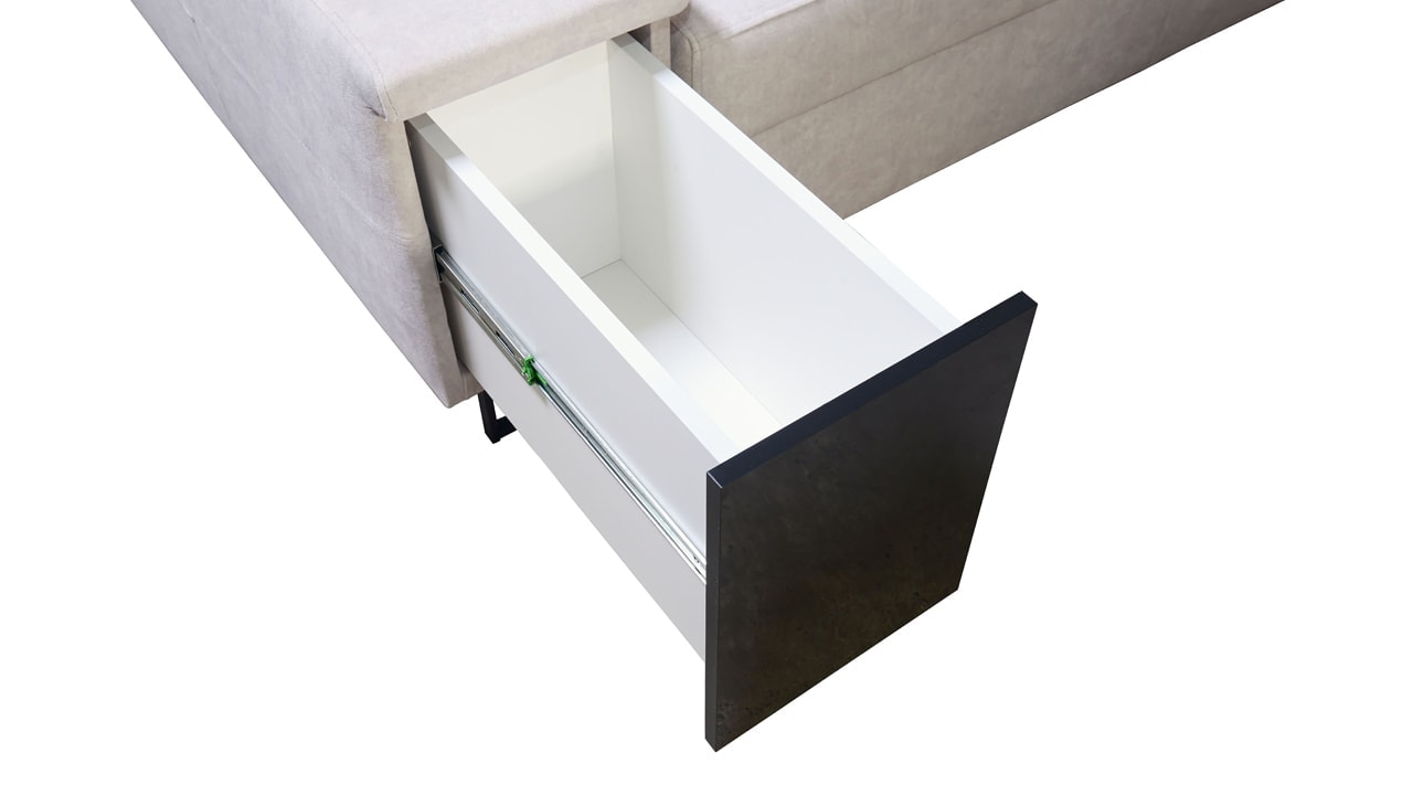 Rohová sedačka Alicanto I mini minibar