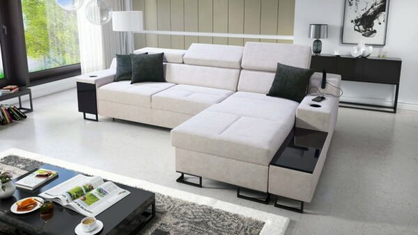 Rohová sedačka Alicanto I mini pravá