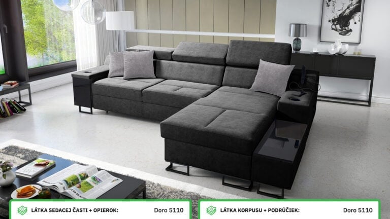 Rohová sedačka Alicanto I maxi