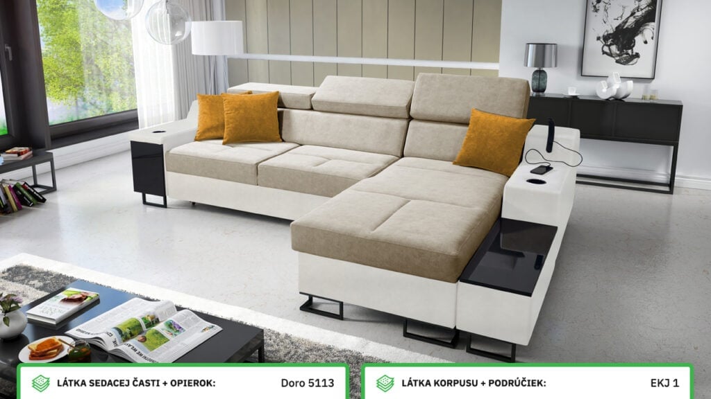 Rohová sedačka Alicanto I maxi