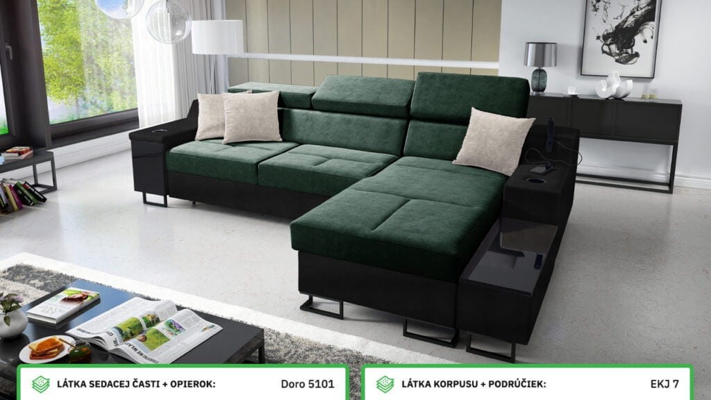 Rohová sedačka Alicanto I maxi