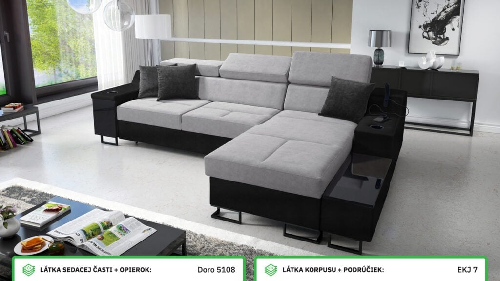 Rohová sedačka Alicanto I maxi