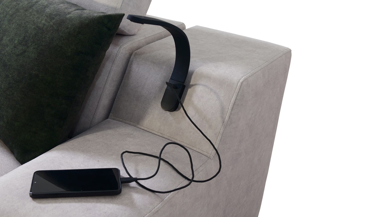 Rohová sedačka Alicanto III Lampa