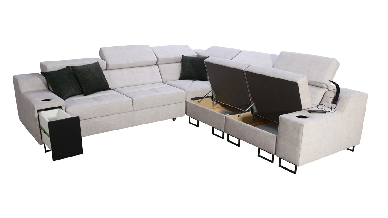 Rohová sedačka Alicanto III úložný priestor