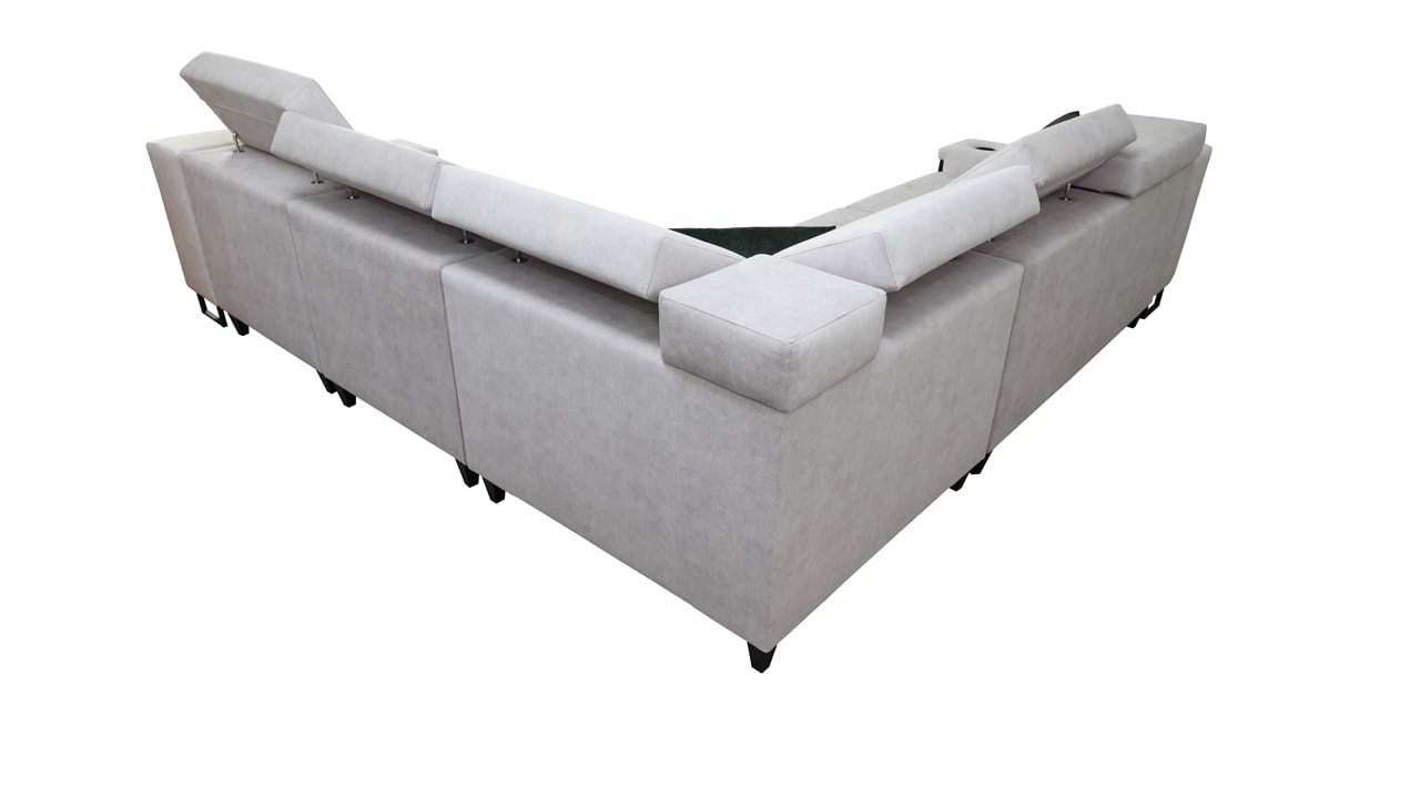 Rohová sedačka Alicanto III pohľad zozadu