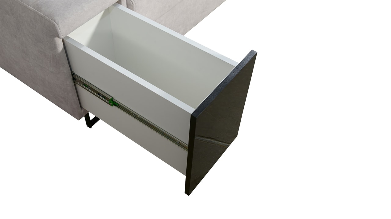 Sedačka v tvare U Alicanto IV maxi minibar