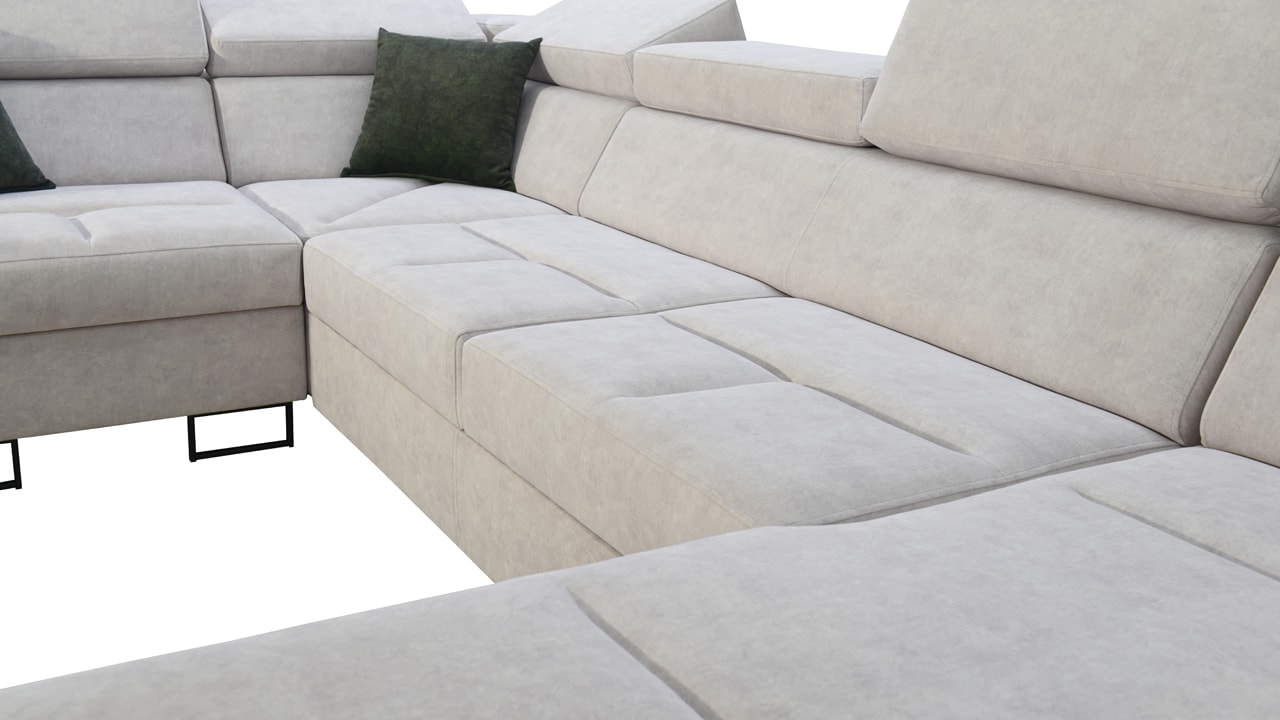 Sedačka v tvare U Alicanto IV maxi detail