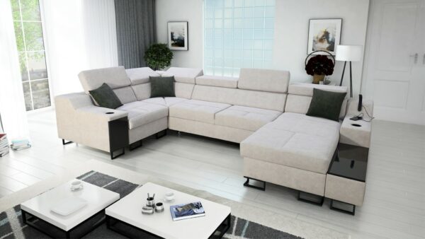 Sedačka v tvare U Alicanto IV maxi pravý roh