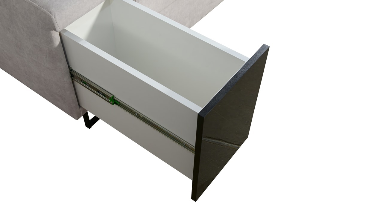 Sedačka v tvare U Alicanto IV mini minibar