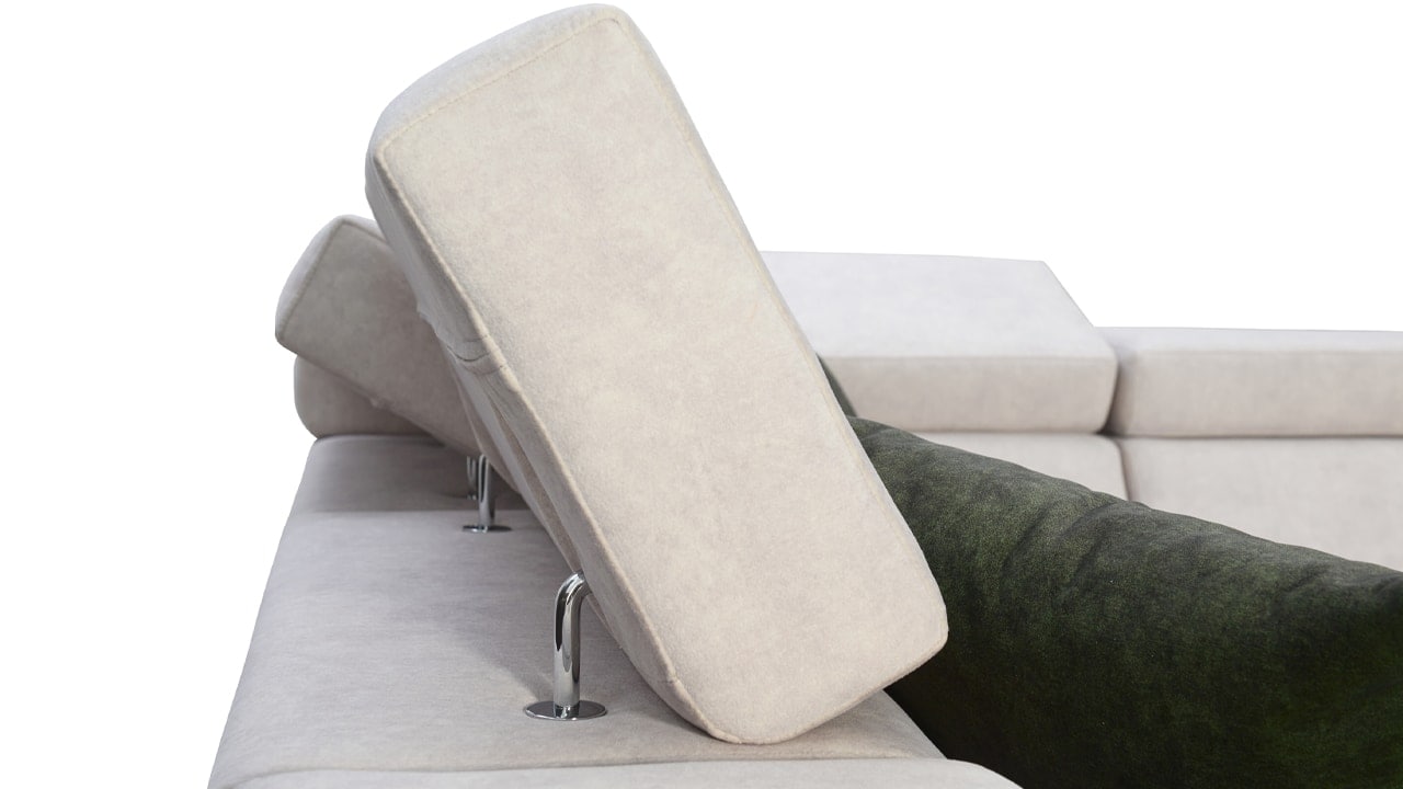 Sedačka v tvare U Alicanto IV mini opierka hlavy