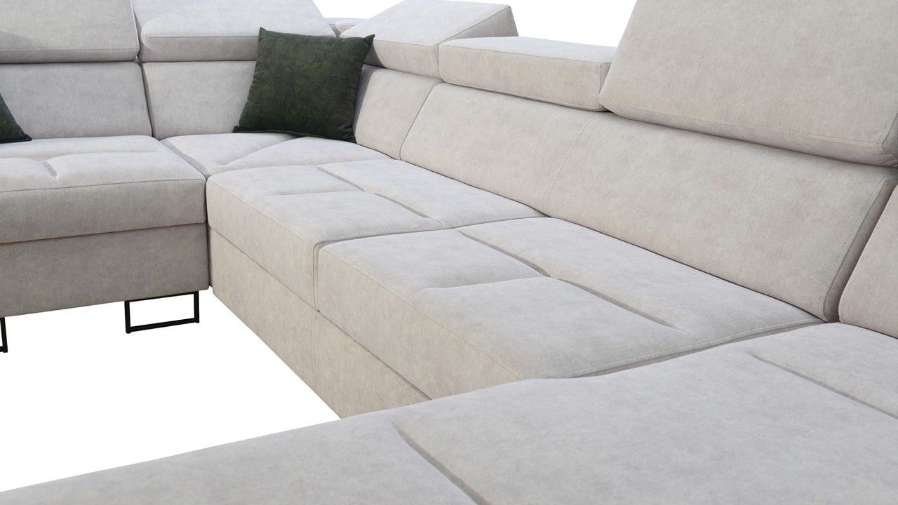 Sedačka v tvare U Alicanto IV mini detail