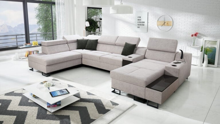 Sedačka v tvare U Alicanto V pravá