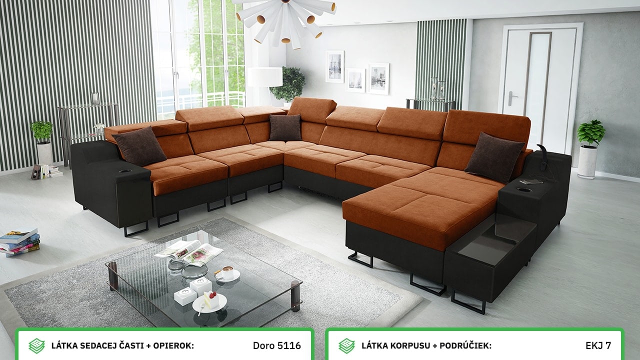 Sedačka Alicanto VIII farebné prevedenie