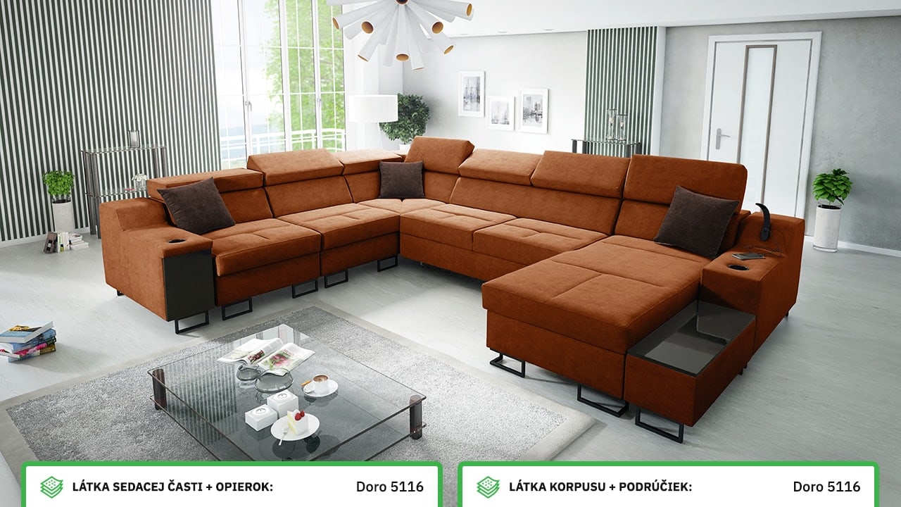 Sedačka Alicanto VIII farebné prevedenie