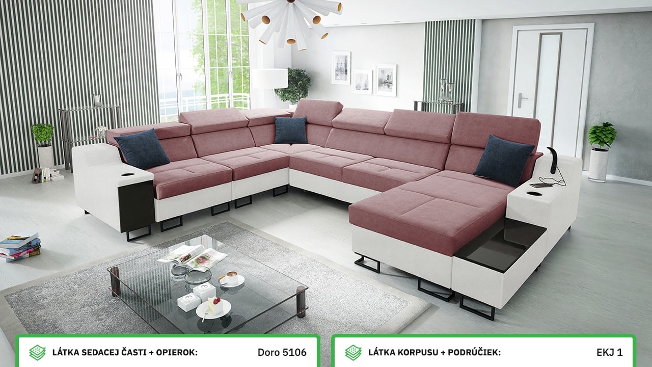 Sedačka Alicanto VIII farebné prevedenie