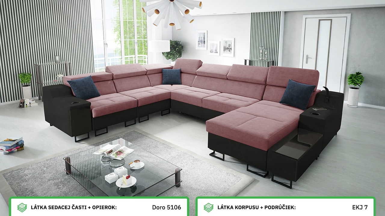 Sedačka Alicanto VIII farebné prevedenie