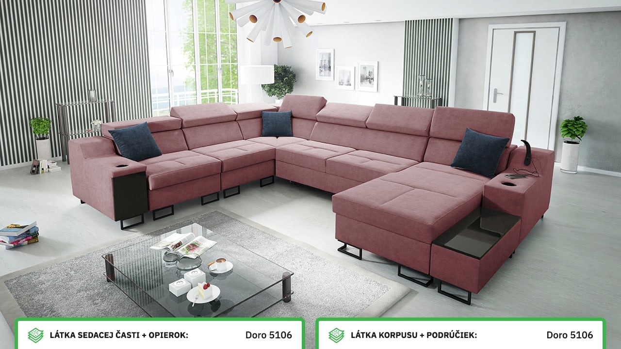 Sedačka Alicanto VIII farebné prevedenie