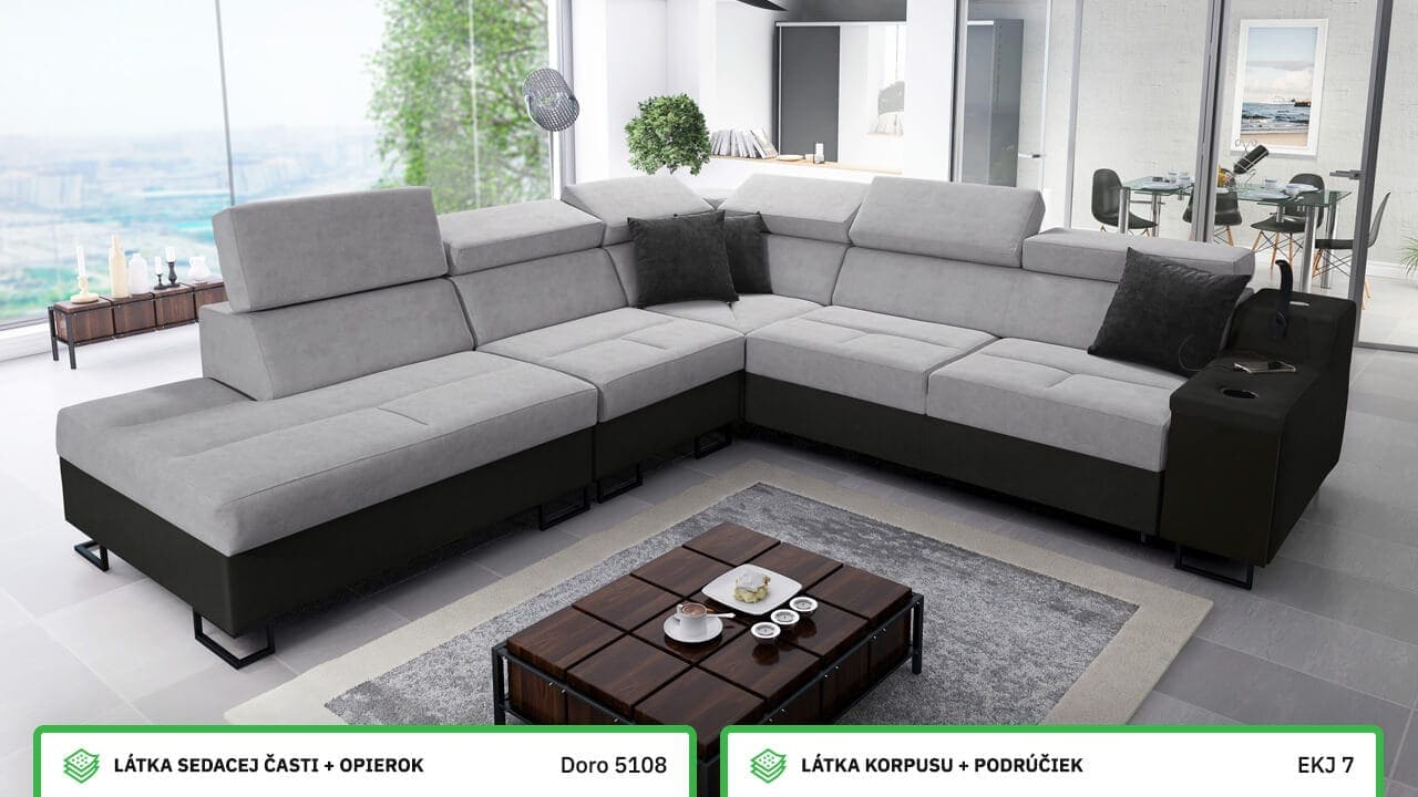 Rohová sedačka Alicanto IX Farebné prevedenie