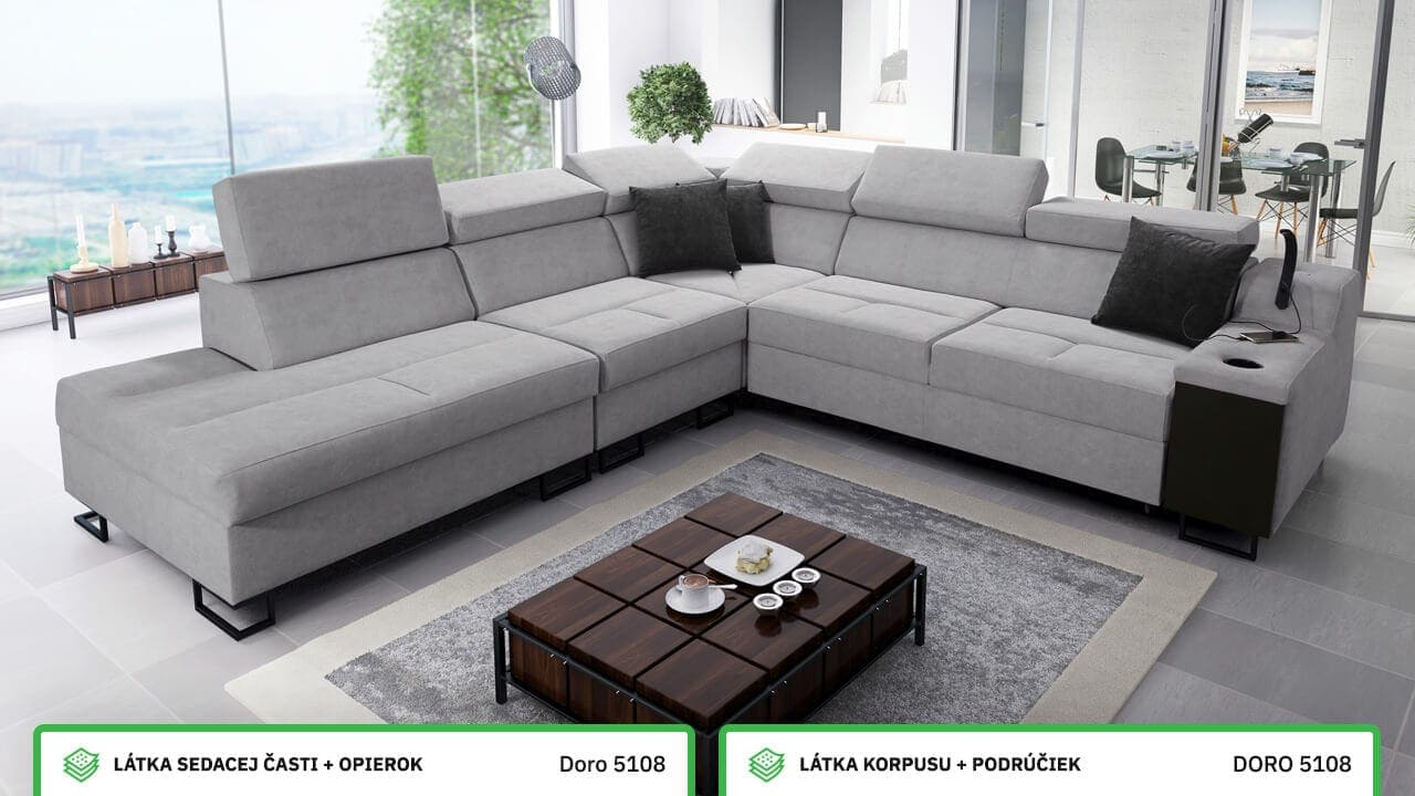 Rohová sedačka Alicanto IX Farebné prevedenie