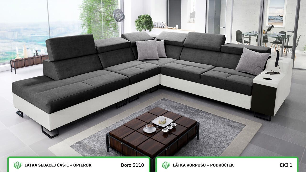 Rohová sedačka Alicanto IX Farebné prevedenie