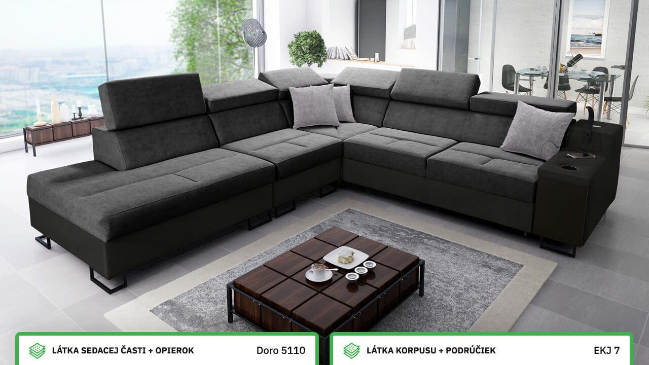 Rohová sedačka Alicanto IX Farebné prevedenie