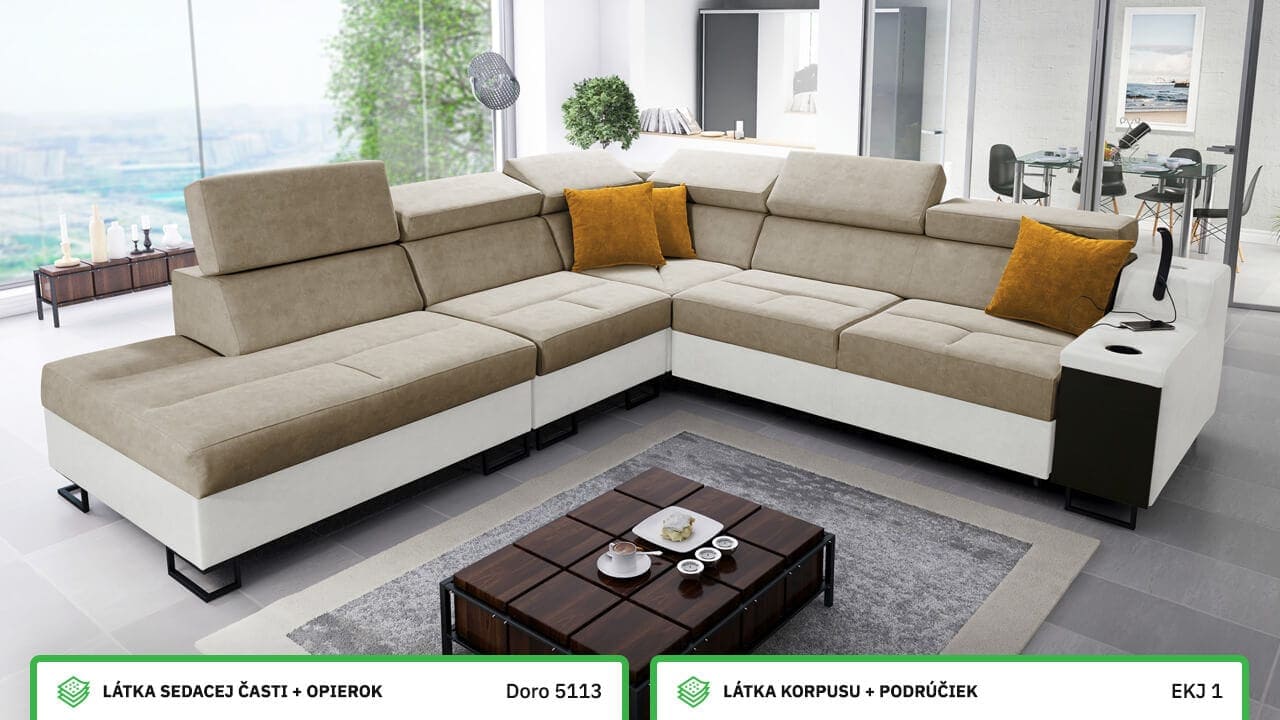 Rohová sedačka Alicanto IX Farebné prevedenie