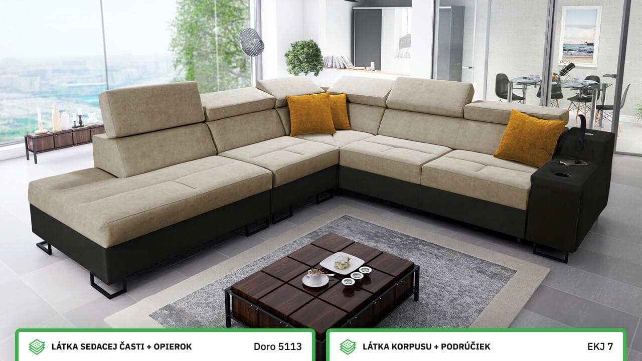 Rohová sedačka Alicanto IX Farebné prevedenie