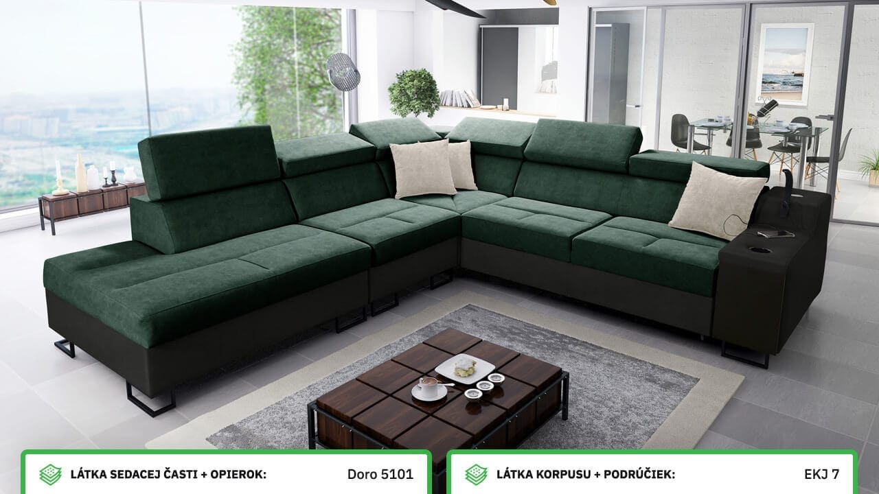 Rohová sedačka Alicanto IX Farebné prevedenie