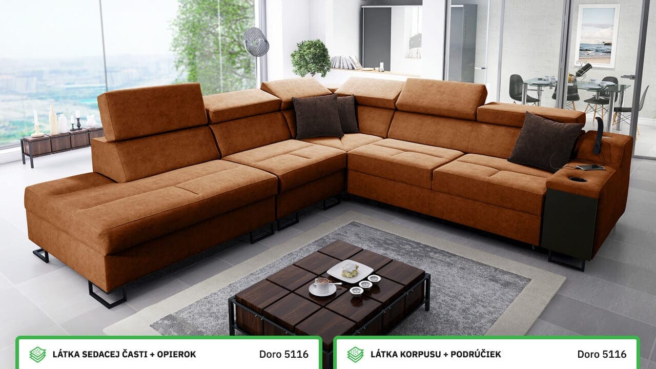 Rohová sedačka Alicanto IX Farebné prevedenie