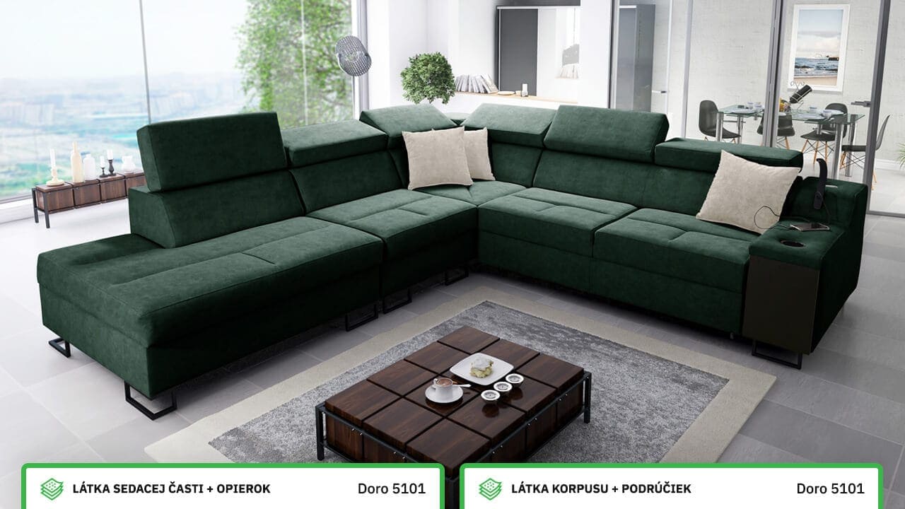 Rohová sedačka Alicanto IX Farebné prevedenie