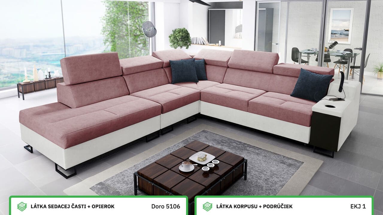 Rohová sedačka Alicanto IX Farebné prevedenie