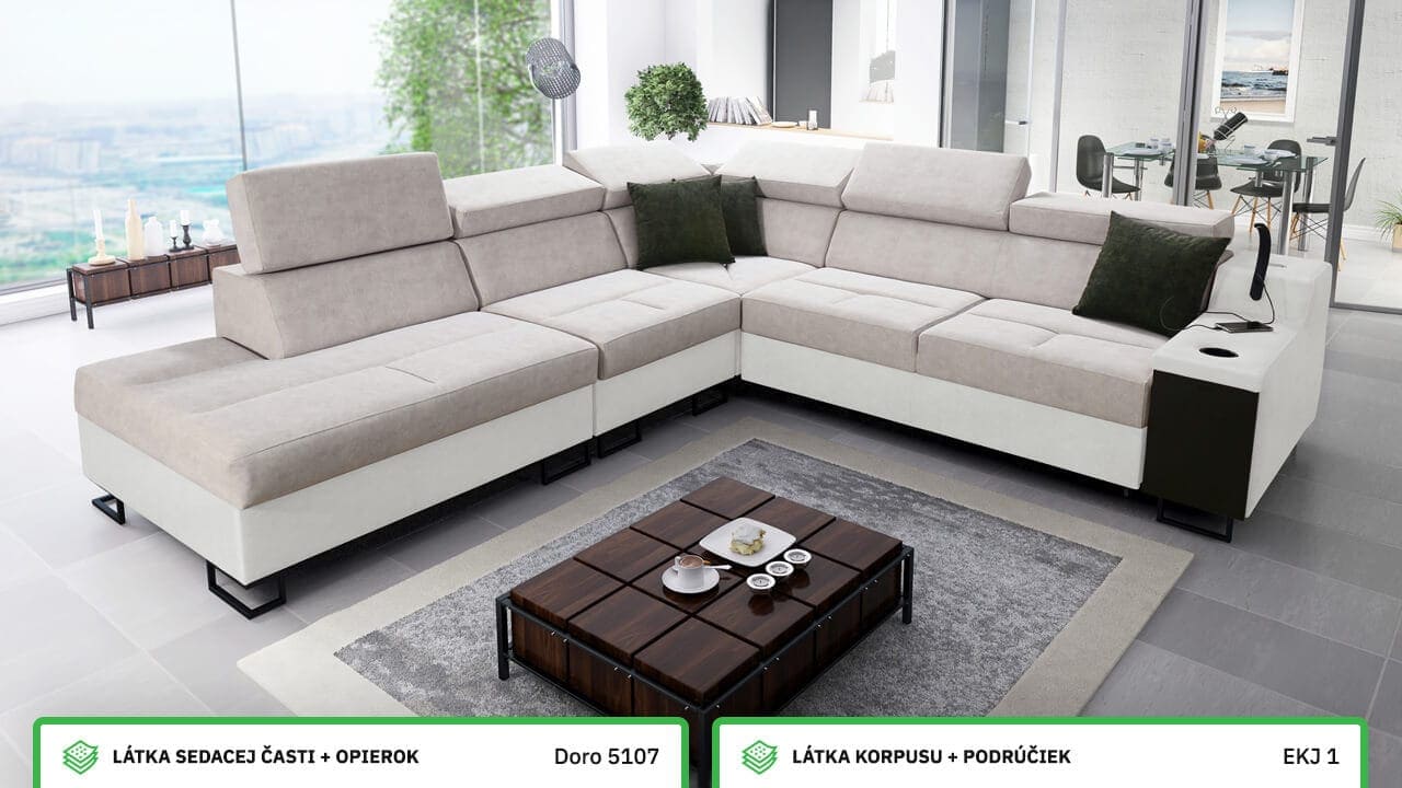 Rohová sedačka Alicanto IX Farebné prevedenie