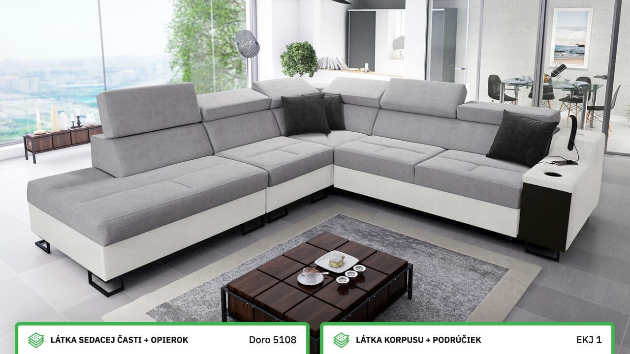 Rohová sedačka Alicanto IX Farebné prevedenie