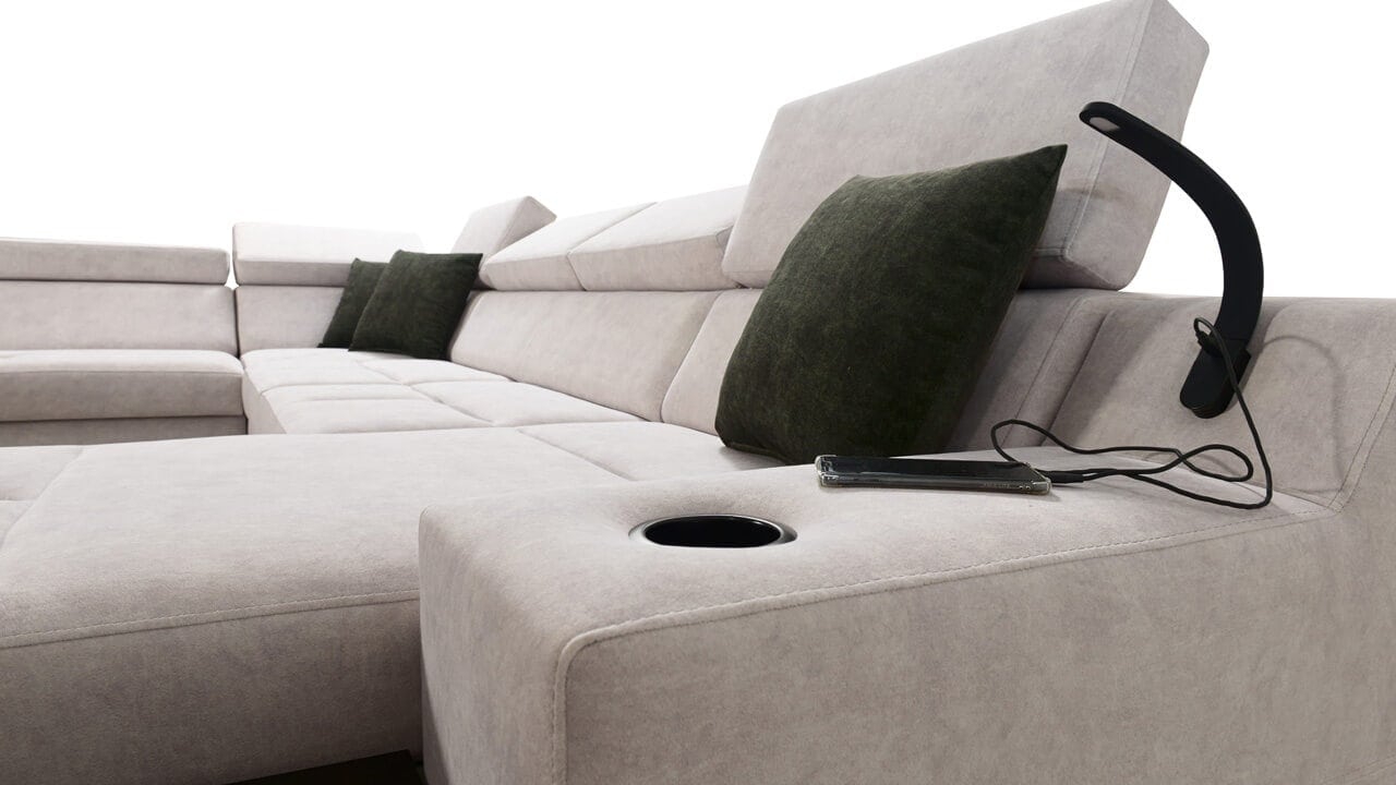 Sedačka v tvare U Alicanto VI Detail3