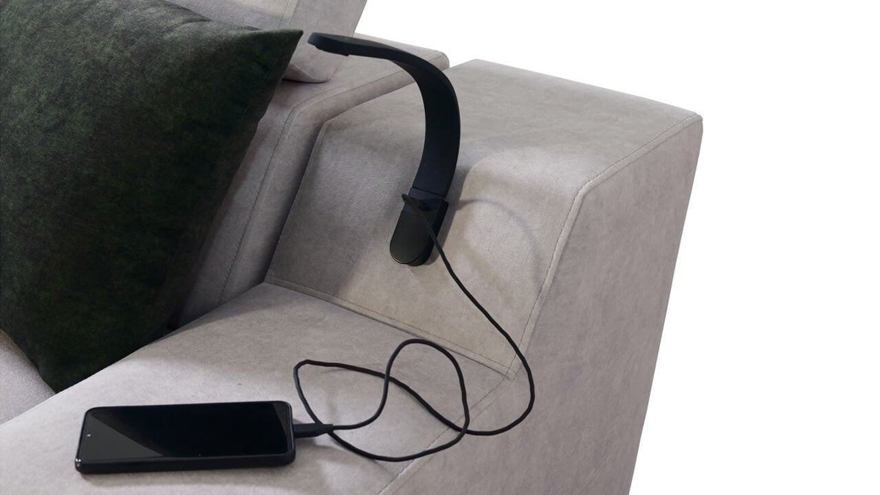 Sedačka v tvare U Alicanto VI Lampa